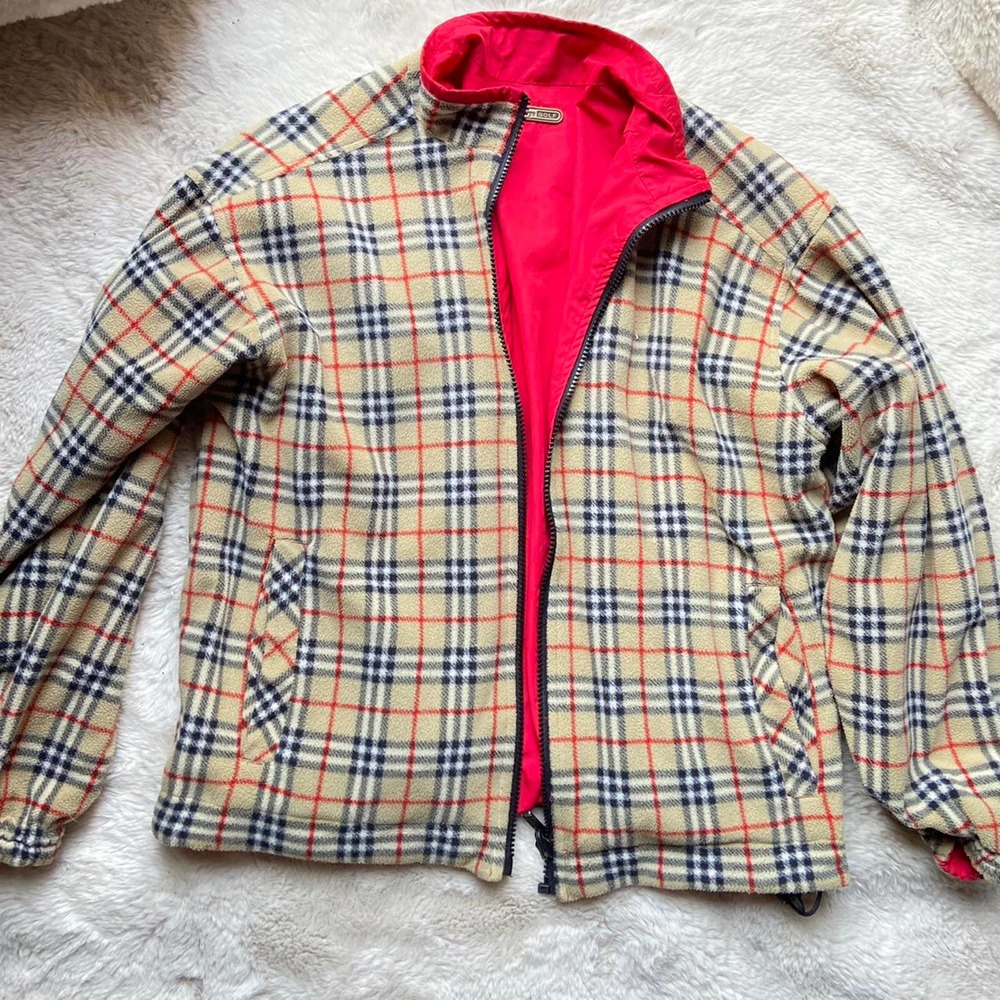 Authentic Reversible Burberry Nova Check Jacket/ … - image 1